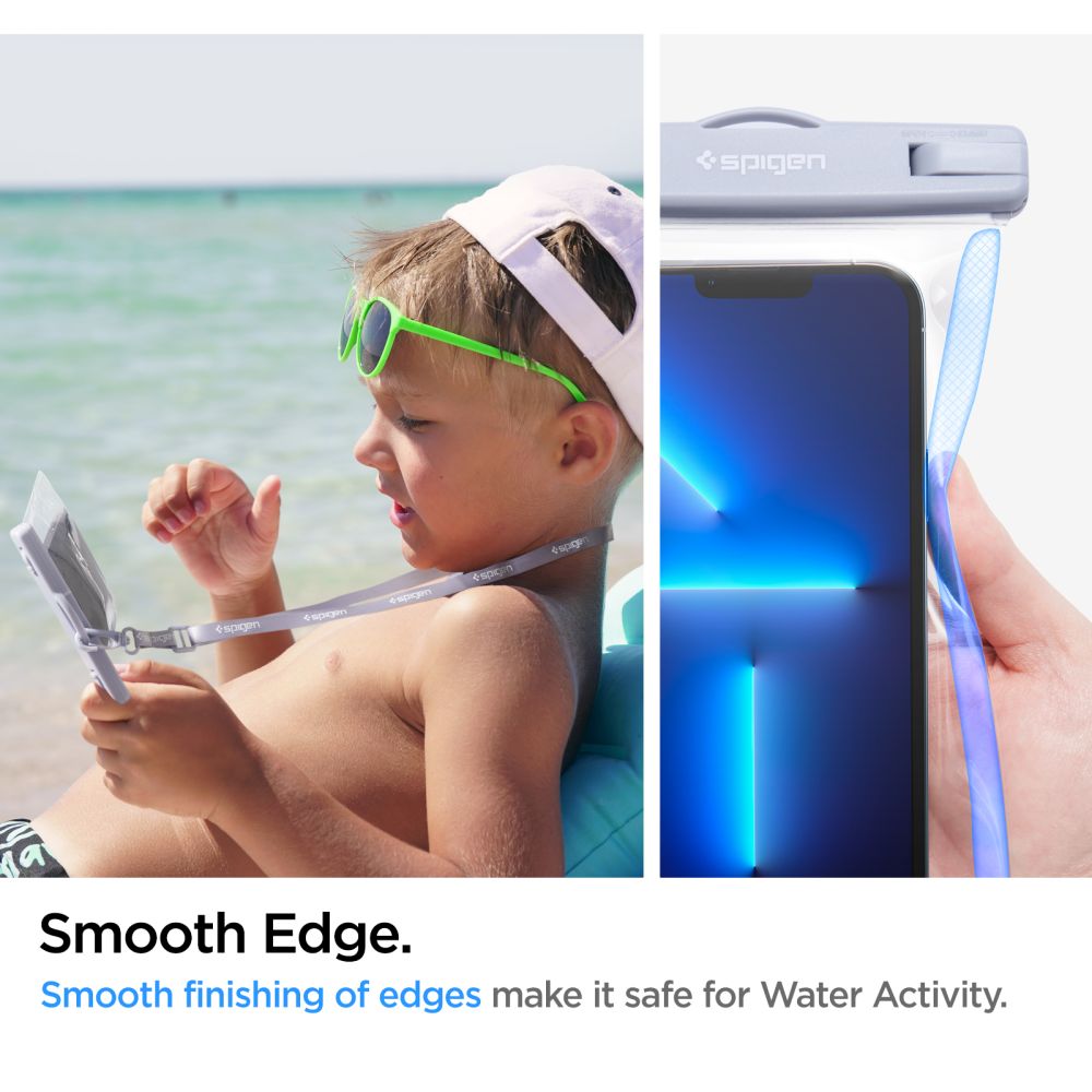 Pokrowiec etui wodoodporne Spigen A601 2-pack niebieskie ASUS Zenfone 4 Selfie ZD553KL / 11