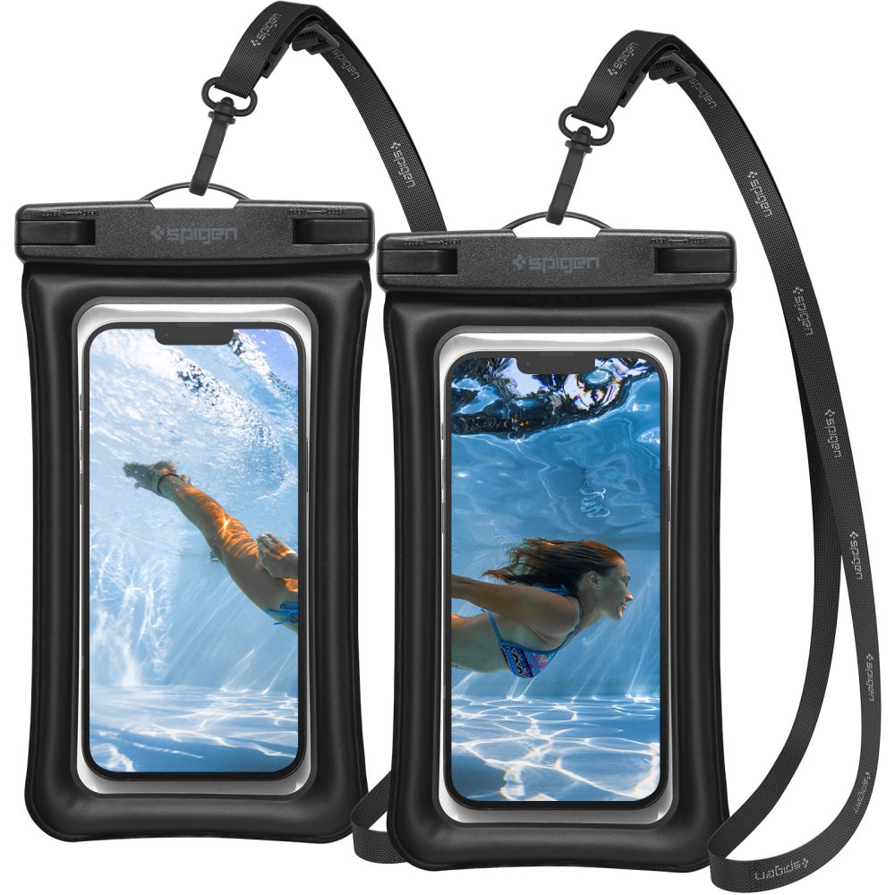 Pokrowiec etui wodoodporne Spigen A610 2-pack czarne T-Mobile T Phone 5G