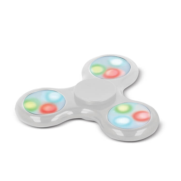 Spinner wieccy LED biay / 2