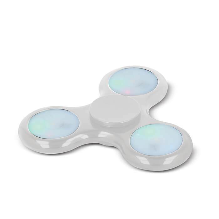 Spinner wieccy LED biay / 3