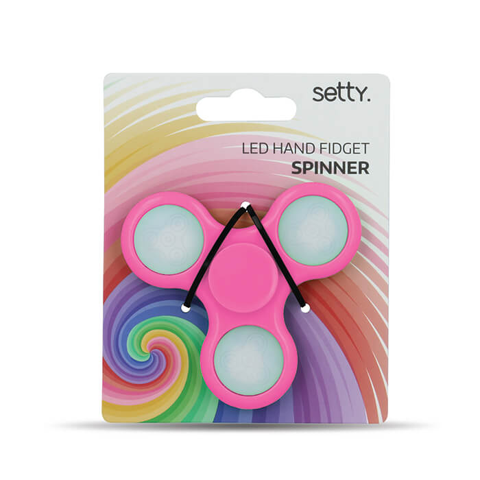 Spinner wieccy LED rowy / 4