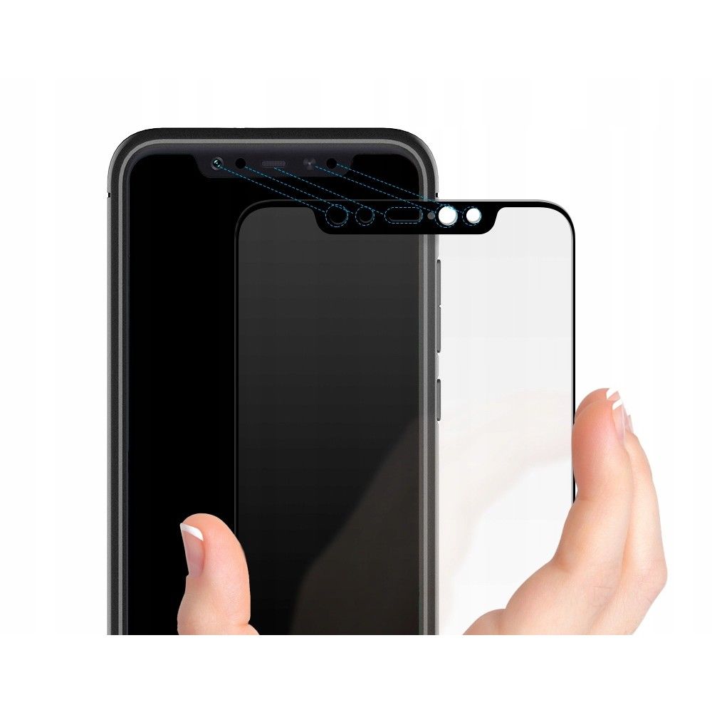 Szko hartowane Spigen Glass FC czarne APPLE iPhone SE 2022 / 3