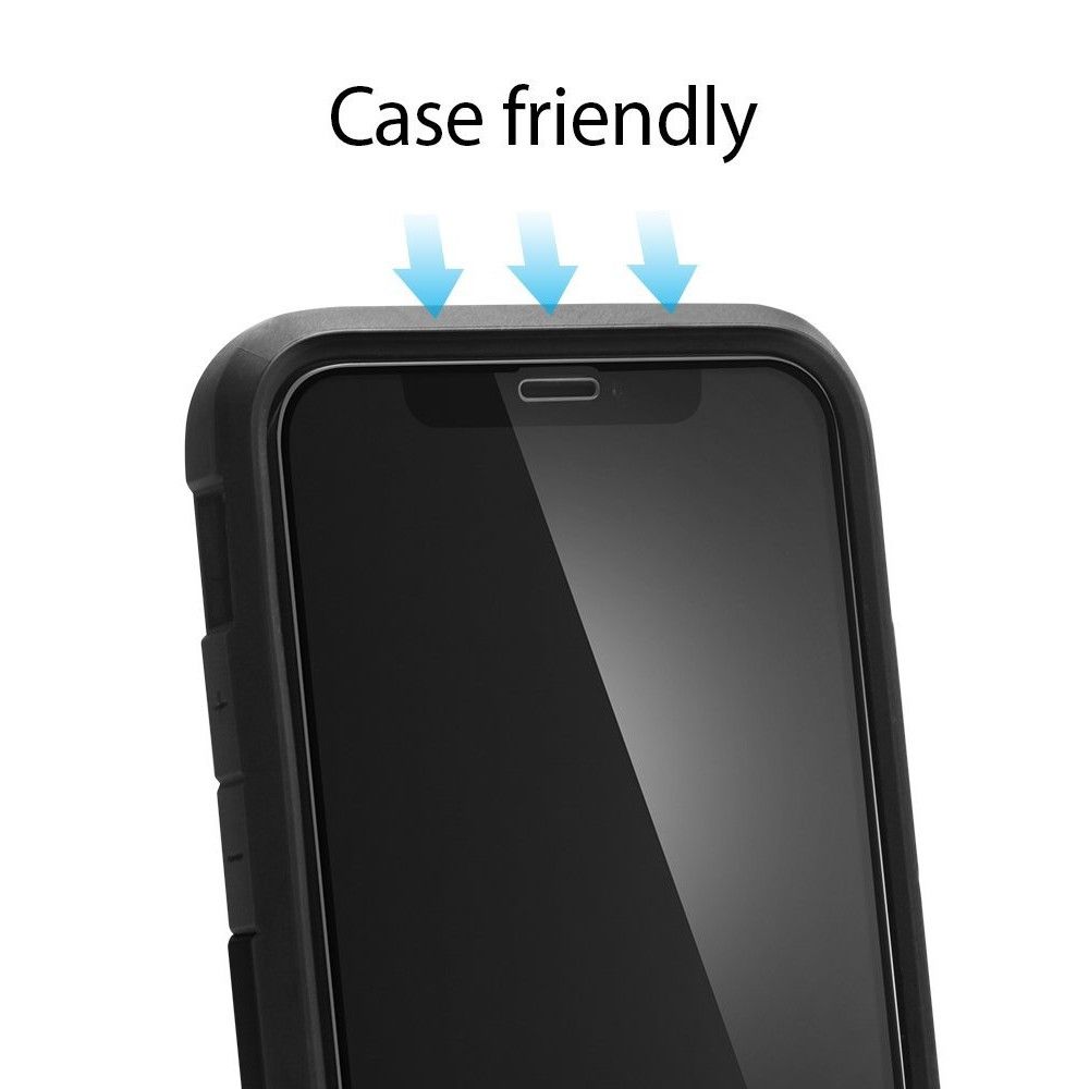Szko hartowane Spigen Glass FC czarne APPLE iPhone X / 4