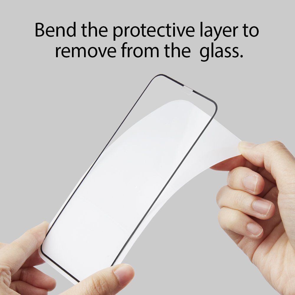 Szko hartowane Spigen Glass FC czarne APPLE iPhone X / 7