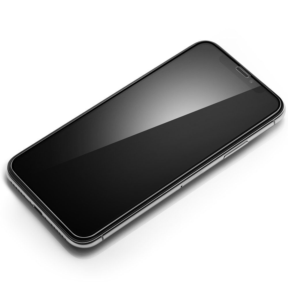 Szko hartowane Spigen Glass FC czarne APPLE iPhone X / 8
