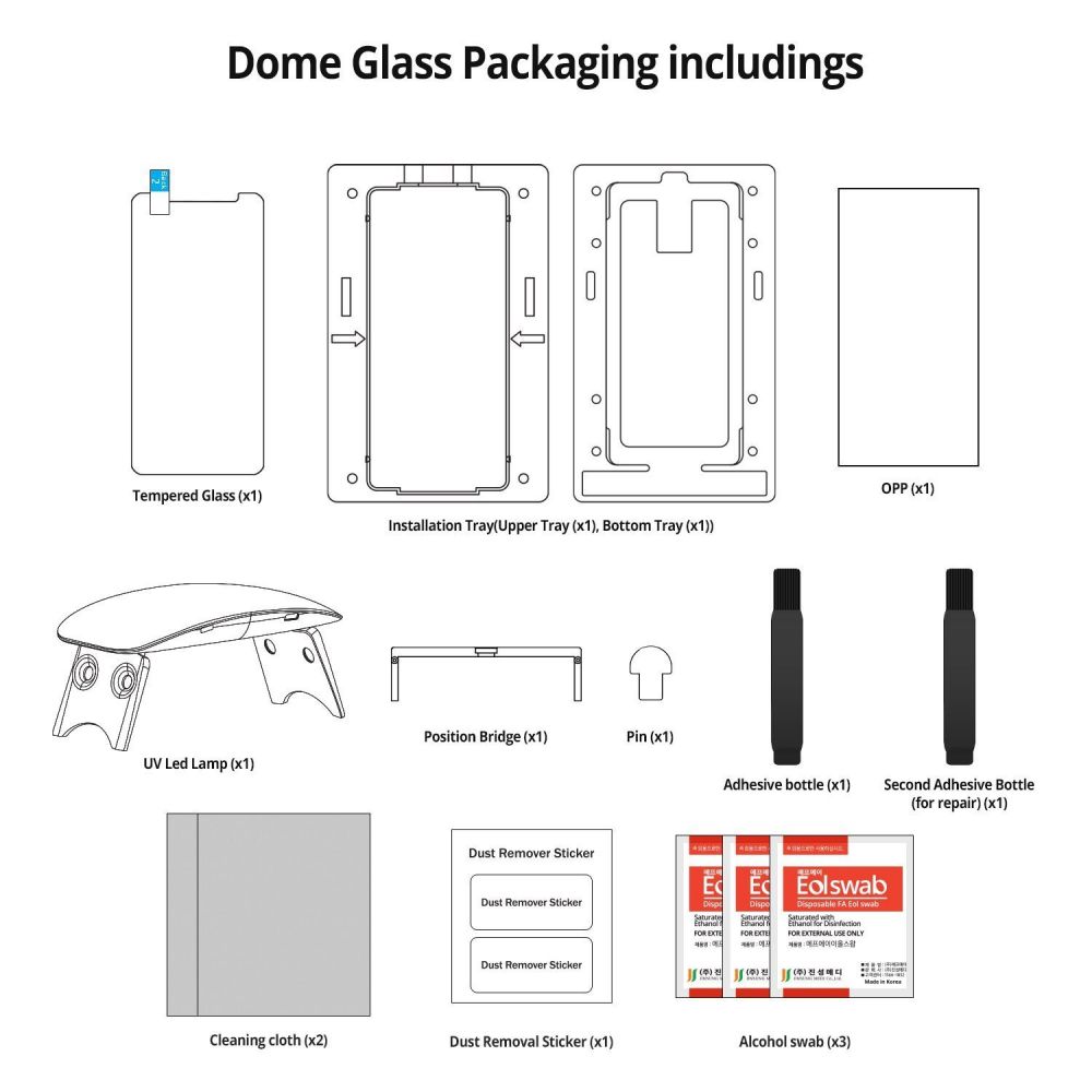 Folia ochronna szko hartowane WHITESTONE DOME SAMSUNG Galaxy S8+ / 6