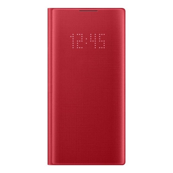 Pokrowiec etui oryginalne LED View Cover EF-NN970PR czerwone SAMSUNG Galaxy Note 10