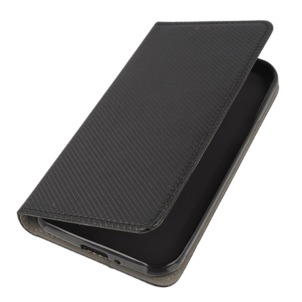 Pokrowiec etui z klapk Magnet Book czarne SAMSUNG Galaxy Xcover 4s