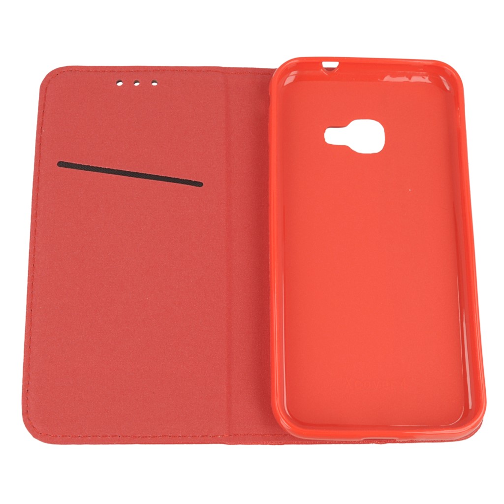 Pokrowiec etui z klapk Magnet Book czerwone SAMSUNG Galaxy Xcover 4s / 2