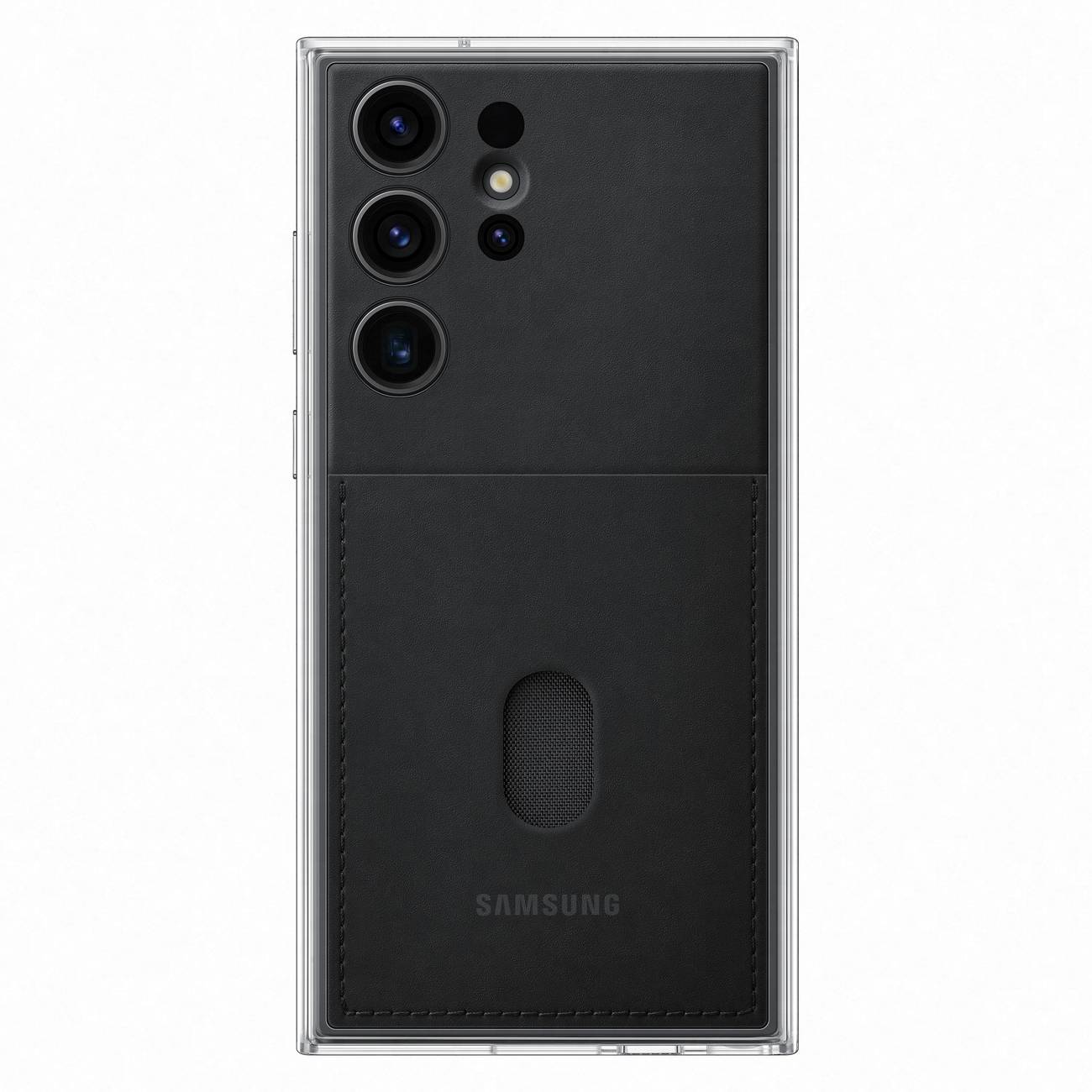 Pokrowiec etui oryginalne Frame Cover czarne SAMSUNG Galaxy S23 Ultra