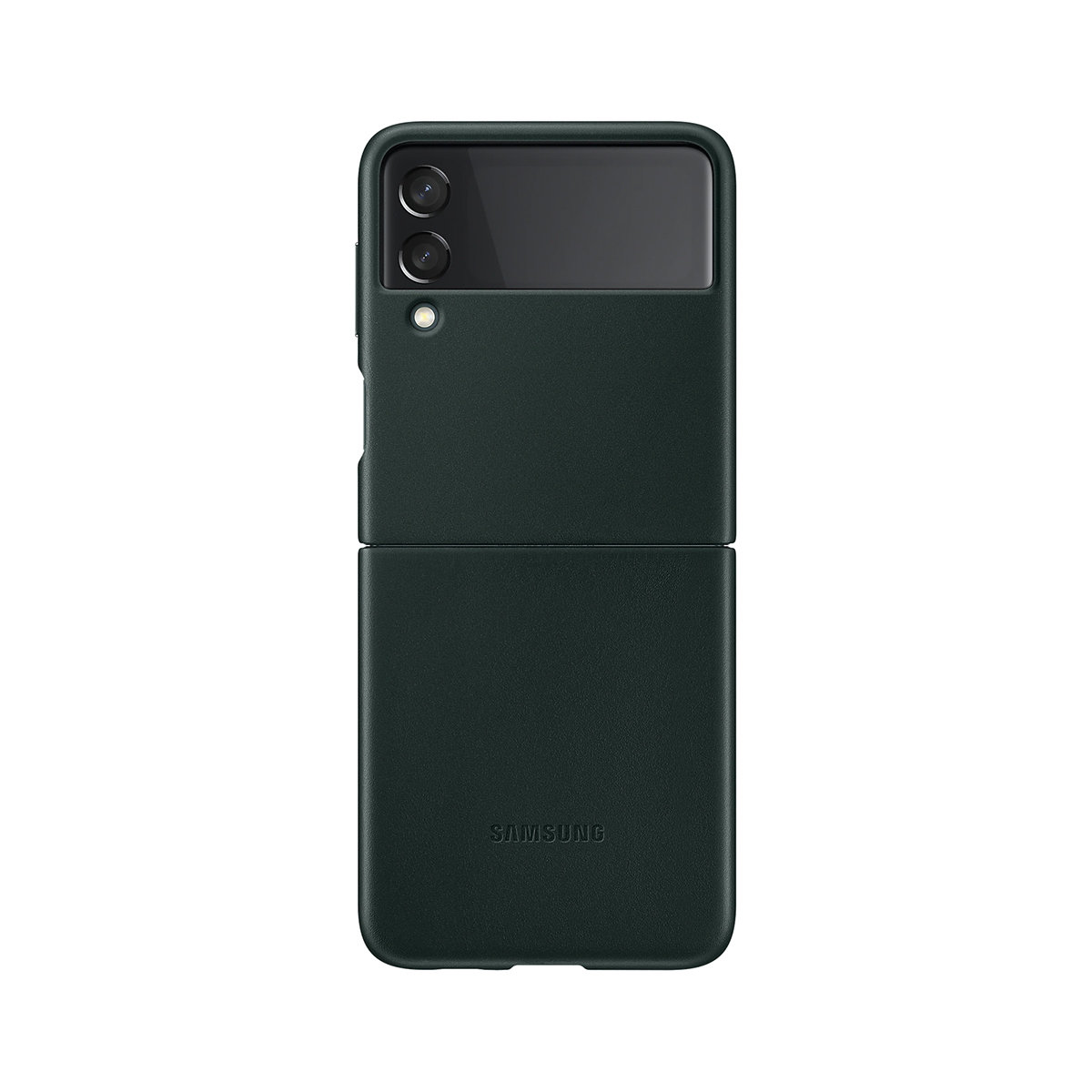 Pokrowiec etui oryginalne Leather Cover zielone SAMSUNG Galaxy Z Flip 3