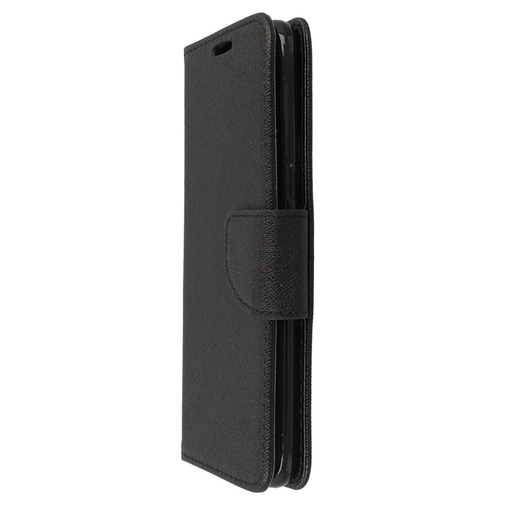 Pokrowiec etui z klapk na magnes Fancy Case czarne SAMSUNG Galaxy S8+ / 5