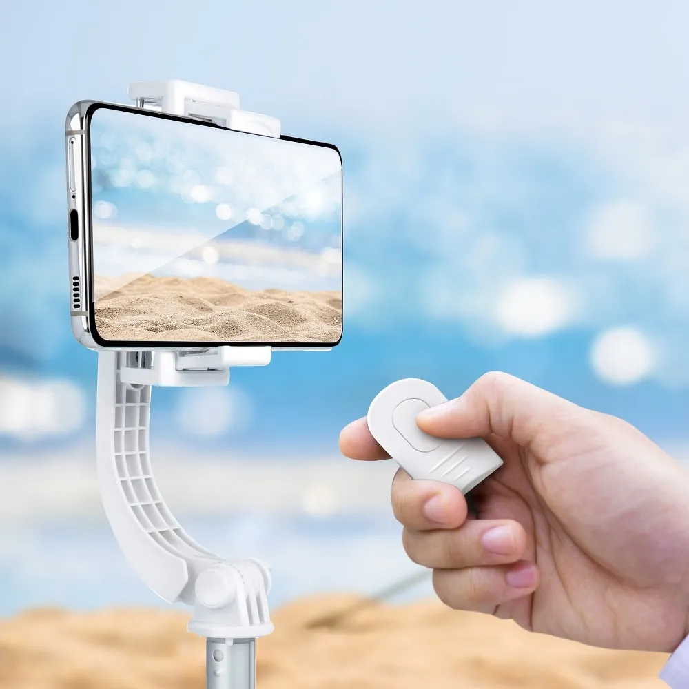 Statyw wysignik selfie Gimbal Teleskopowy jednoosiowy biay myPhone Q-Smart III Plus / 4
