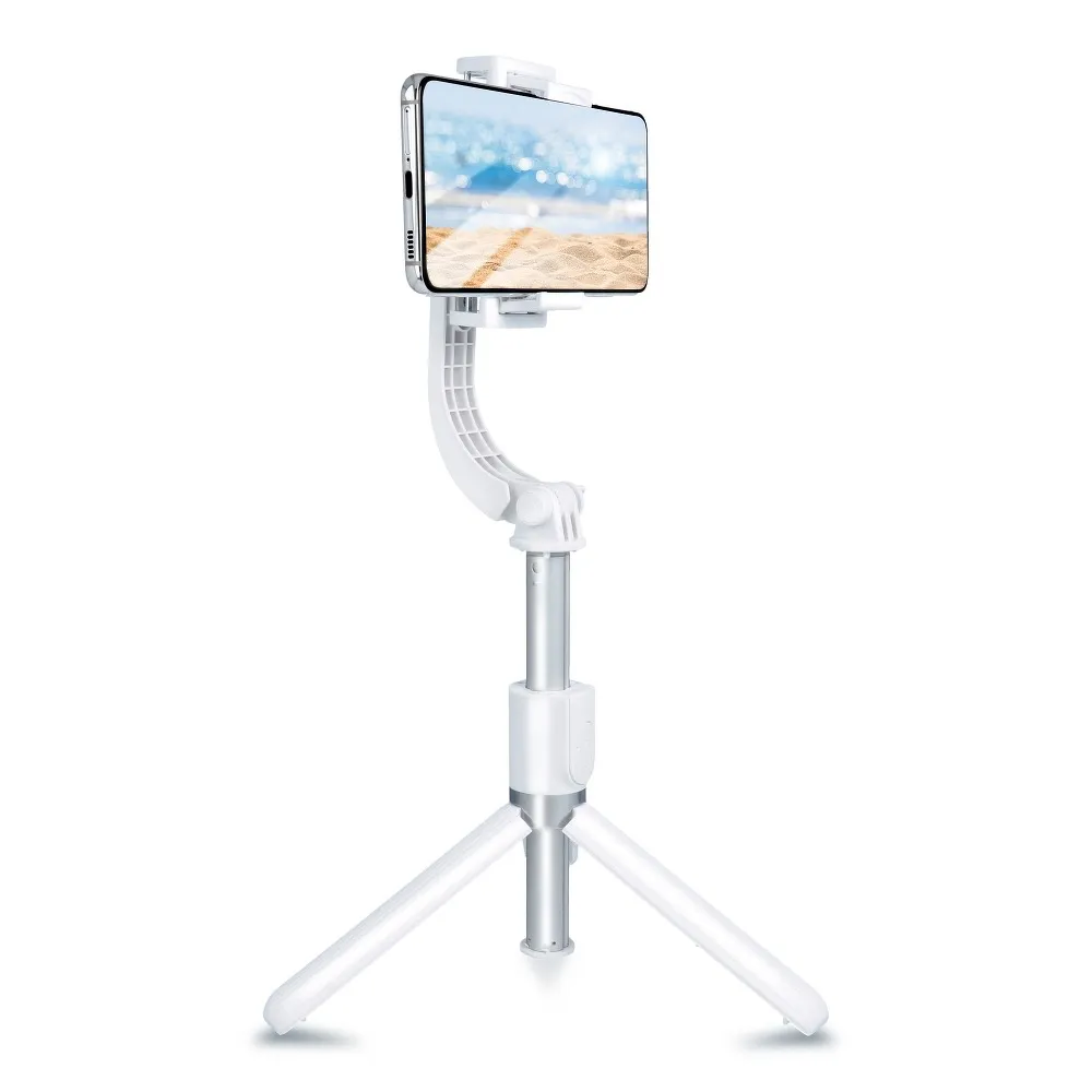 Statyw wysignik selfie Gimbal Teleskopowy jednoosiowy biay SAMSUNG Galaxy XCover 6 Pro / 7