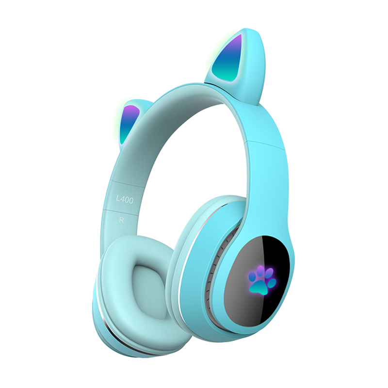 Suchawki CATEAR nauszne Bluetooth L400 niebieskie ORANGE Rise 31