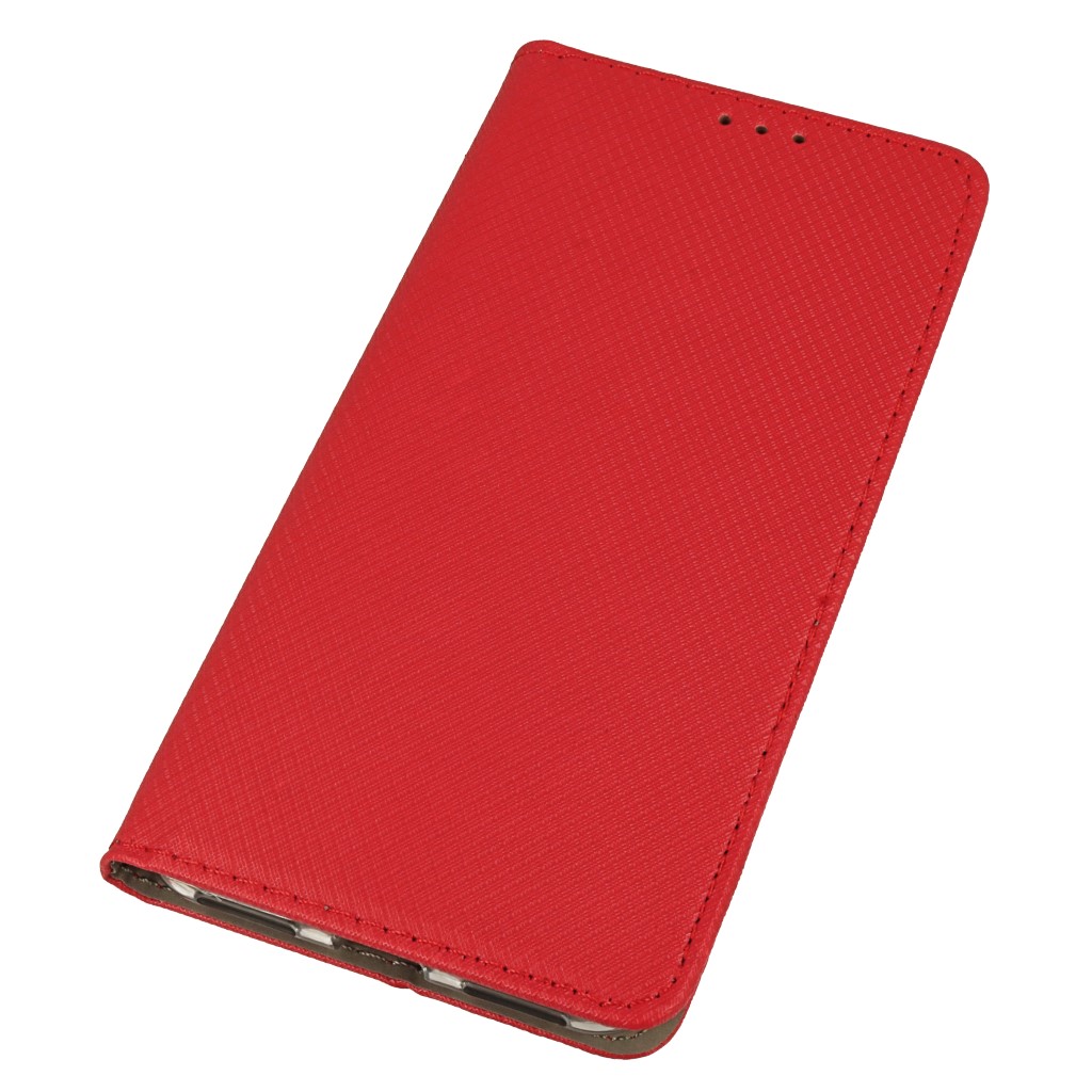 Pokrowiec etui z klapk Magnet Book czerwone APPLE iPhone XC
