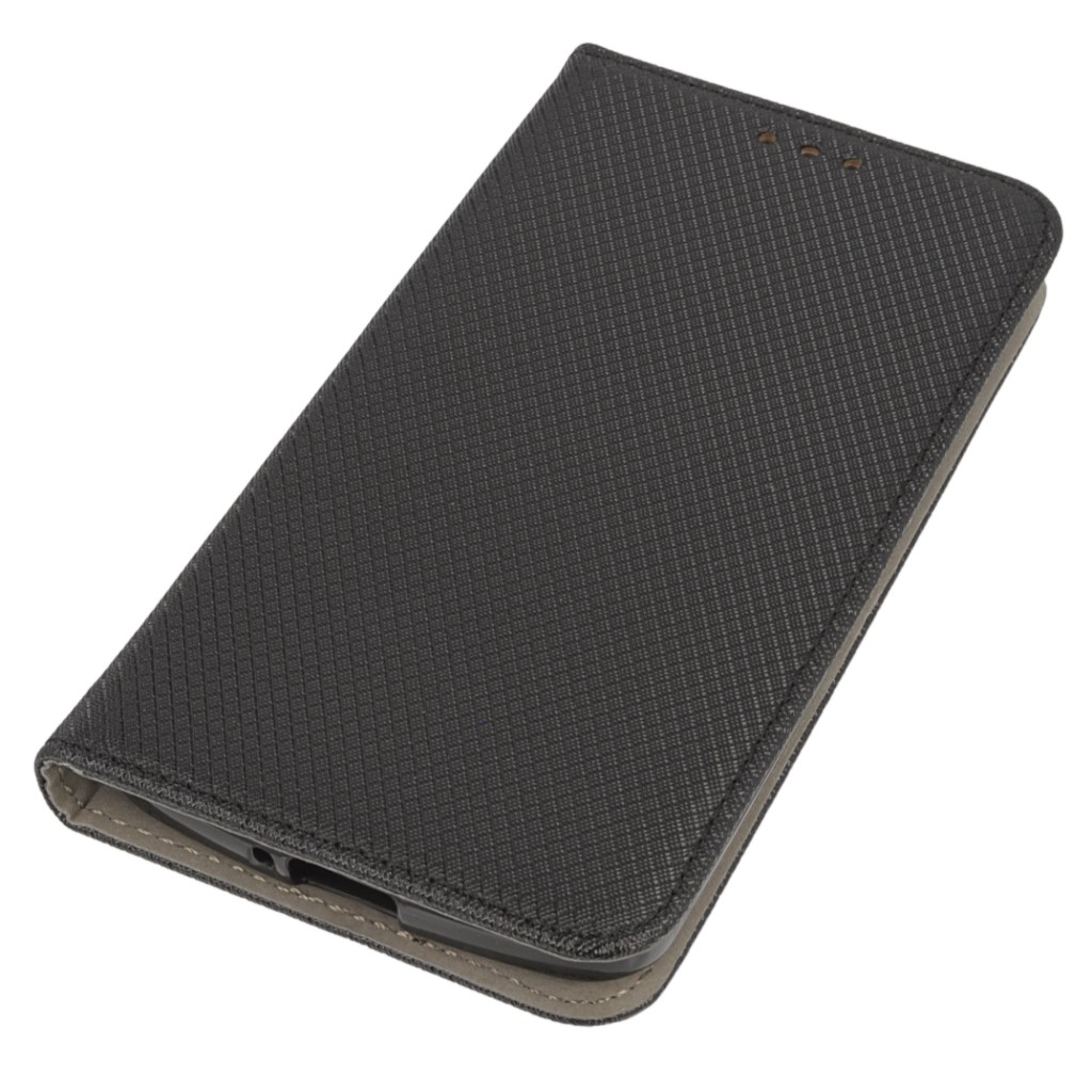 Pokrowiec etui z klapk Magnet Book czarne LG G7 One
