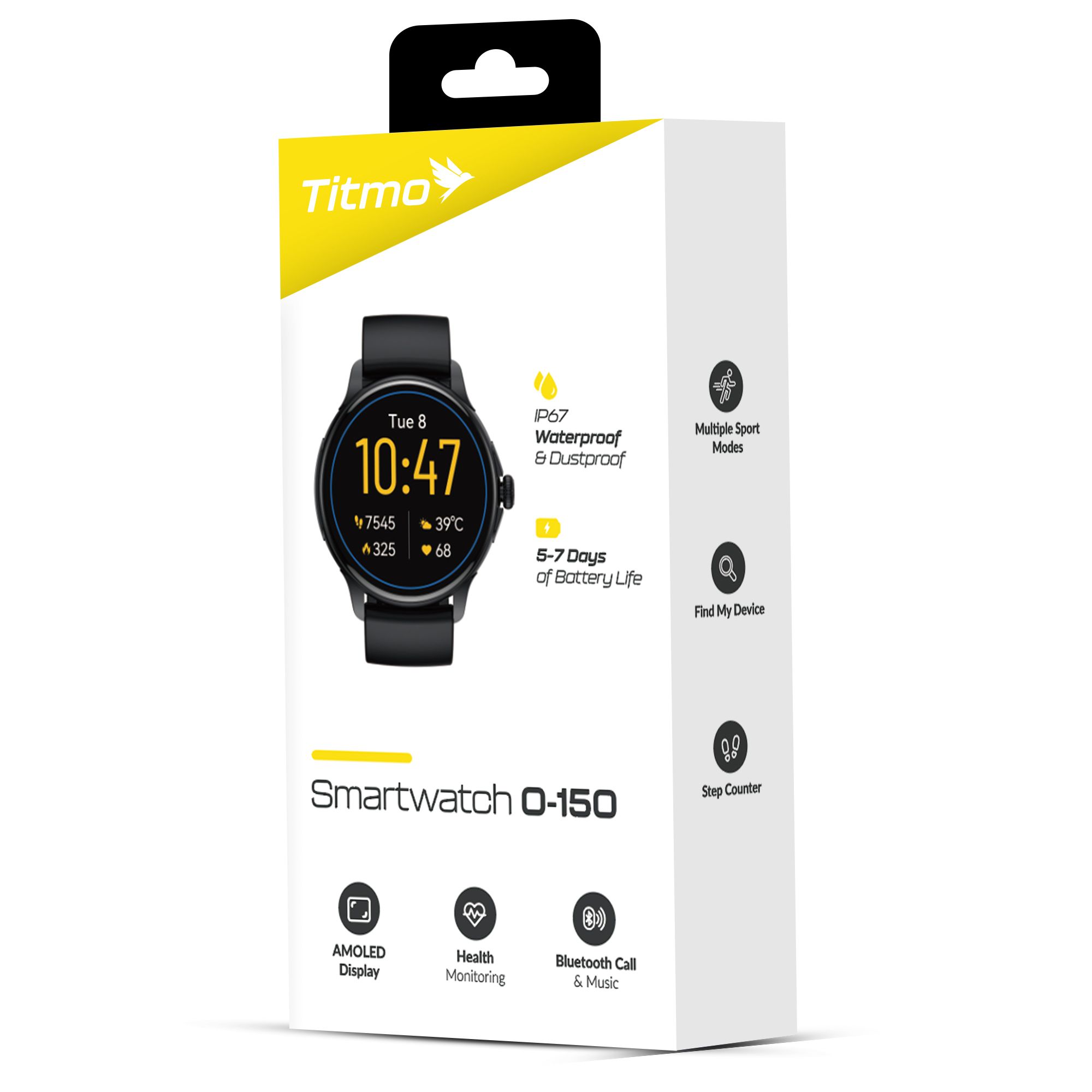 SmartWatch SmartBand Titmo O-150 czarny myPhone Hammer Axe LTE / 7 SmartWatch SmartBand Titmo O-150 czarny myPhone Hammer Axe LTE / 7