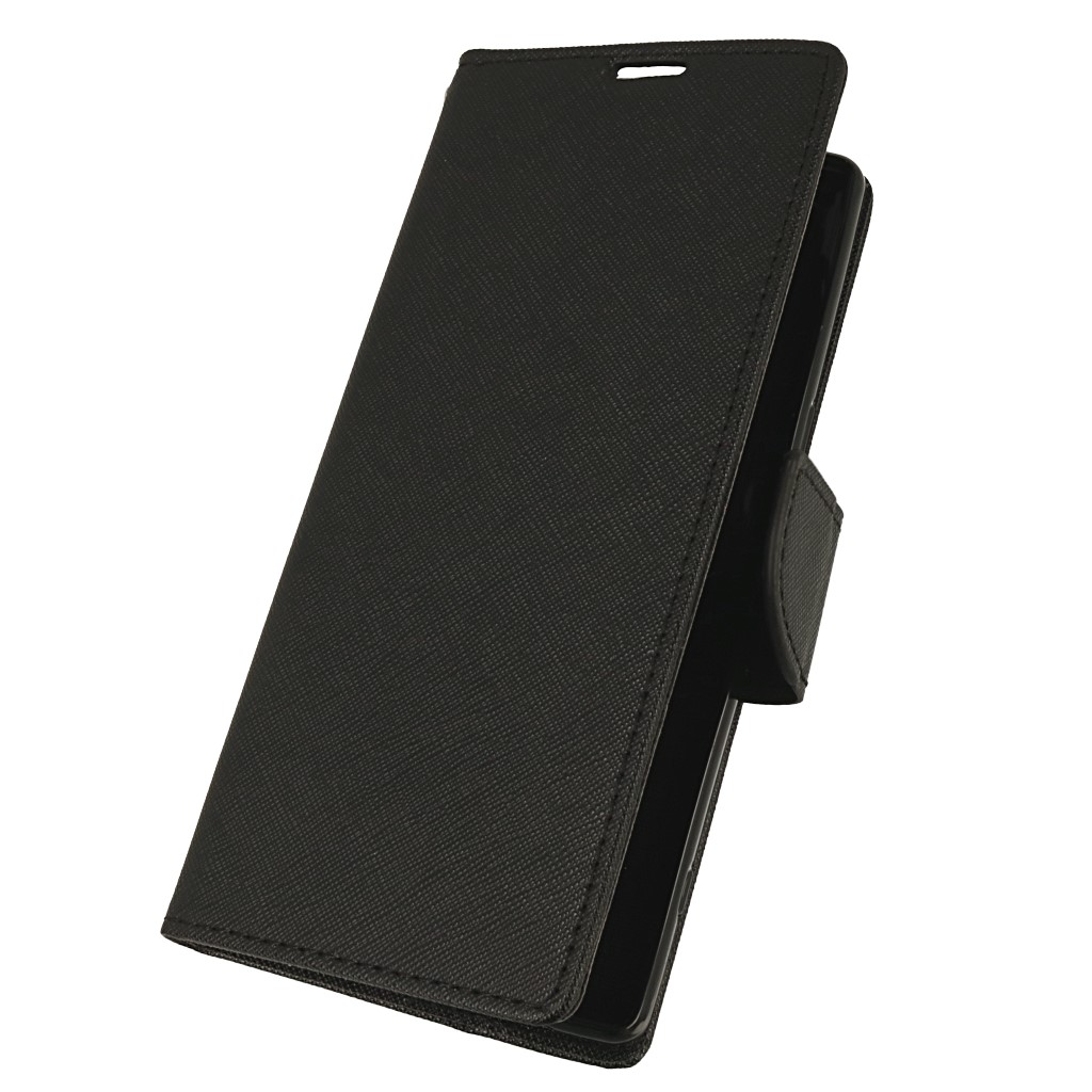 Pokrowiec etui z klapk� na magnes Fancy Case czarne SONY Xperia 1