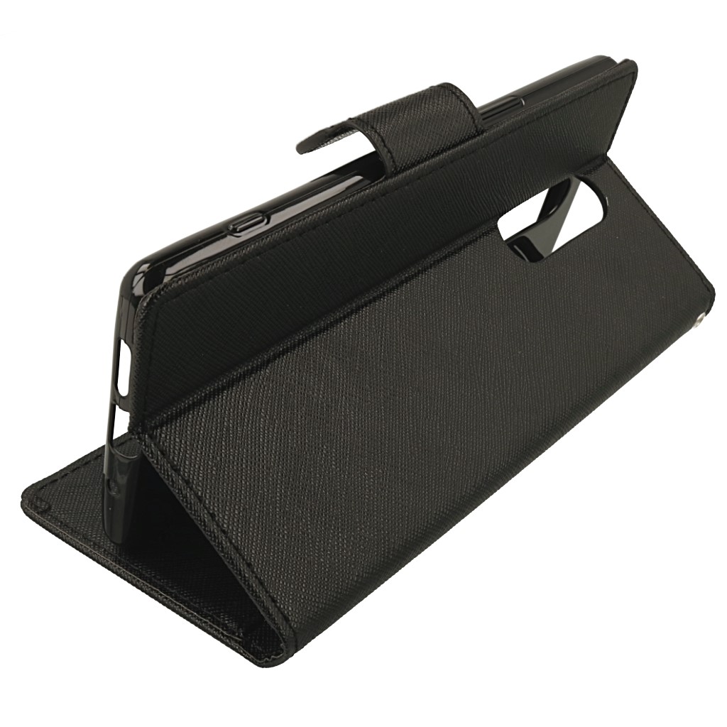 Pokrowiec etui z klapk� na magnes Fancy Case czarne SONY Xperia 1 / 4
