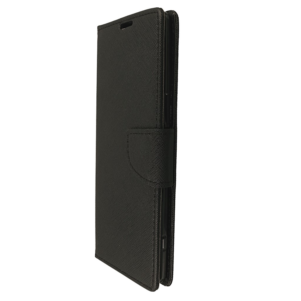 Pokrowiec etui z klapk� na magnes Fancy Case czarne SONY Xperia 1 / 2