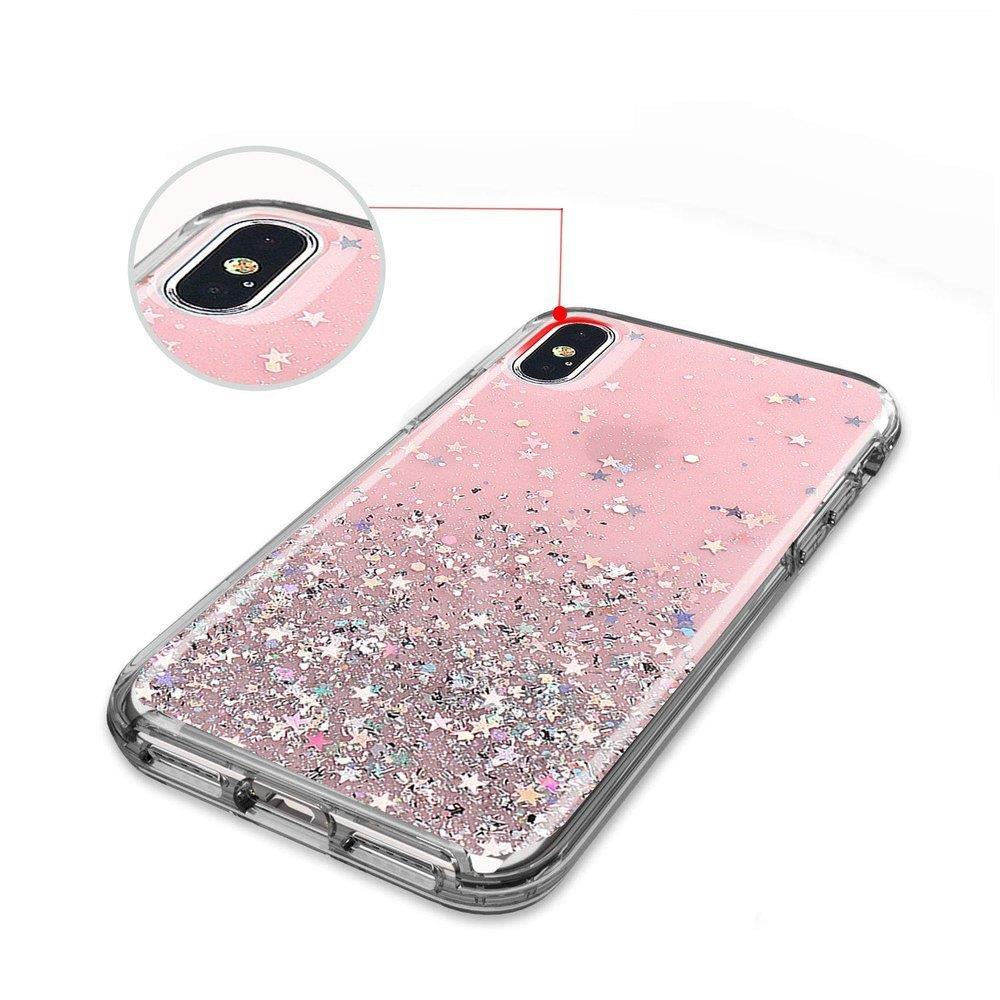 Pokrowiec etui silikonowe Wozinsky Star Glitter czarne APPLE iPhone 11 Pro / 5