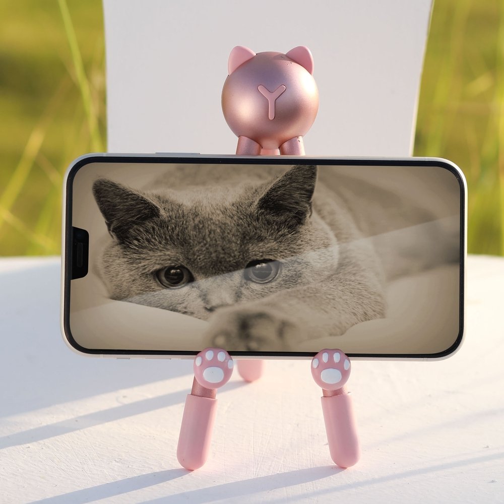 Podstawka biurkowa Stoyobe kotek szara HTC Desire X / 5