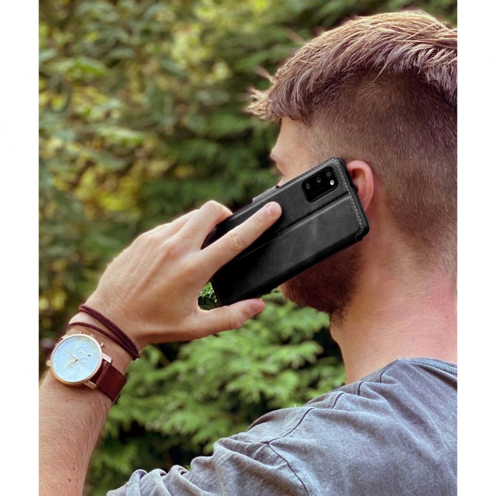 Pokrowiec etui z klapk Tech-protect Wallet Czarne SAMSUNG Galaxy S9 / 3