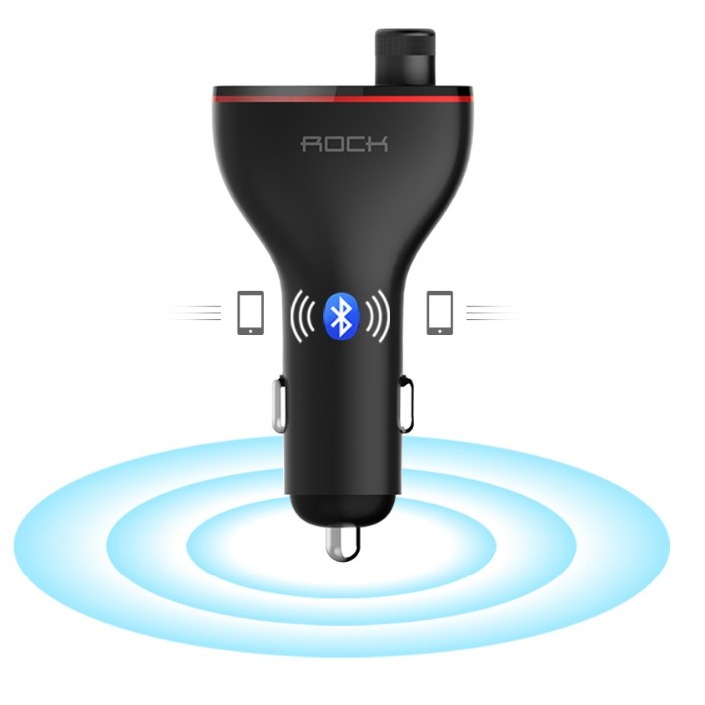 adowarka samochodowa ROCK + Transmiter Bluetooth + FM B300 APPLE iPhone XS / 7