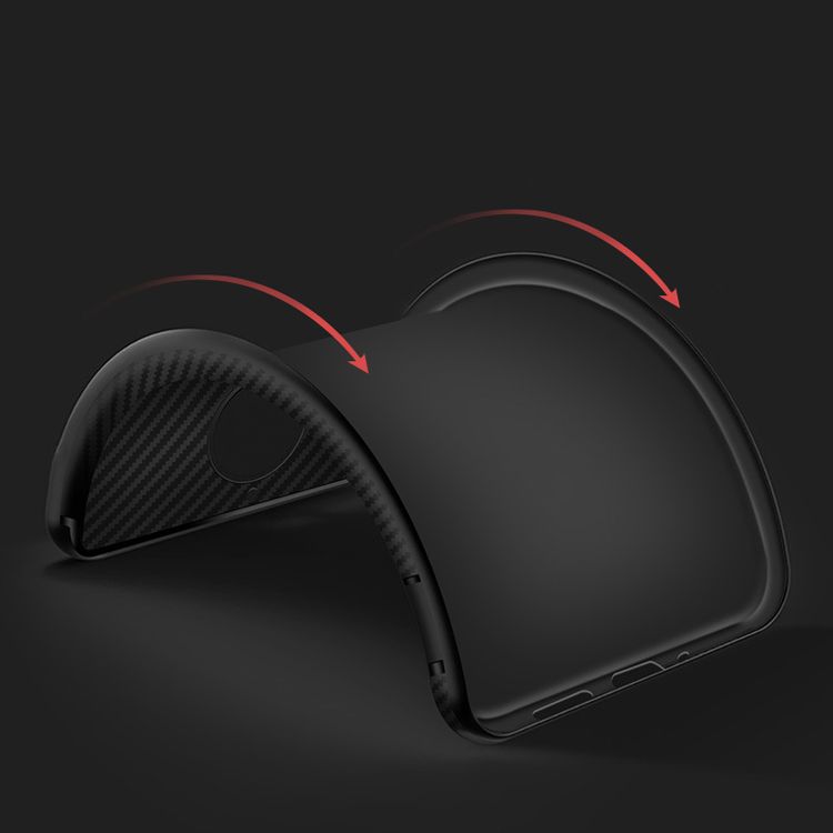 Pokrowiec etui TECH-PROTECT CARBONLINE  czarne MOTOROLA Moto G5 Plus / 2