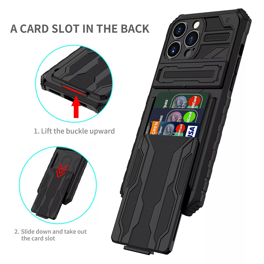 Pokrowiec etui pancerne Tel Protect Combo Case czarne Xiaomi Redmi 9 / 4