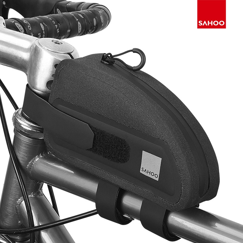 Uchwyt rowerowy SAHOO 122035 wodoodporna torba na ram czarne Lenovo Moto G4 Play