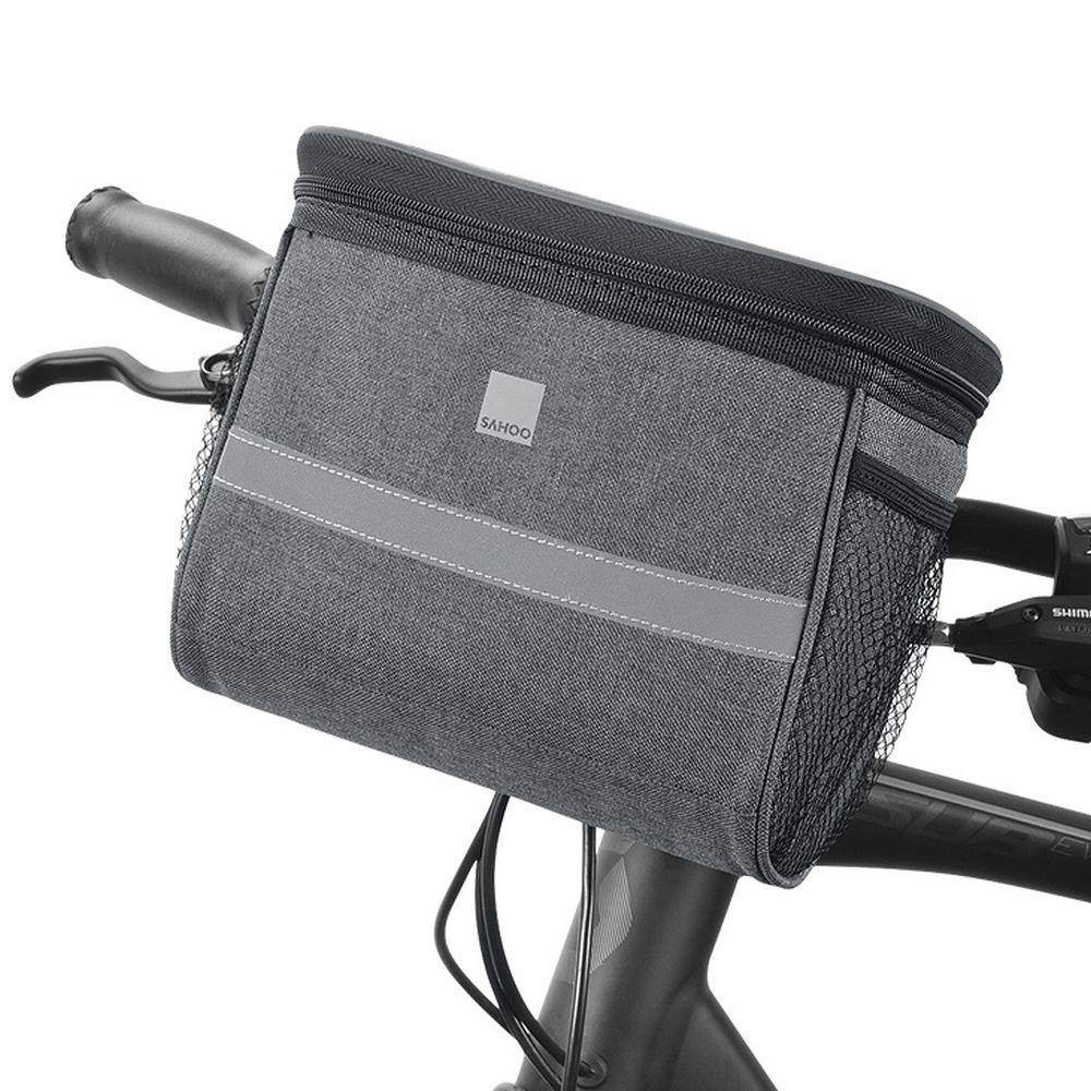 Uchwyt rowerowy SAHOO sakwa rowerowa na kierownic 111379 szara Microsoft Lumia 640