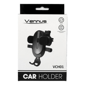 Uchwyt samochodowy Vennus VCH01 na kratk czarnt MOTOROLA Edge 50 Ultra / 2