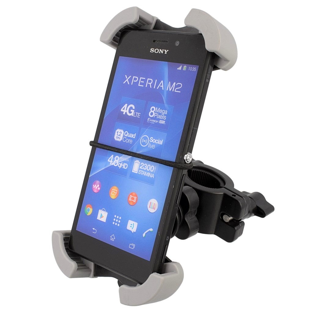 Uchwyt rowerowy zaciskowy do kierownicy SPIDER Xiaomi Redmi Note 12 4G / 7