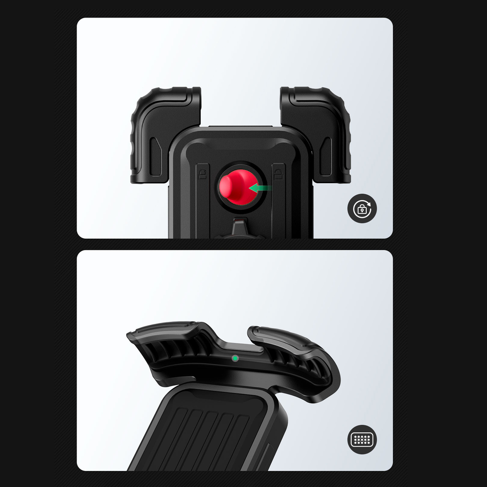 Uchwyt rowerowy na kierownic Ugreen LP494 czarny Xiaomi Redmi 10A / 7