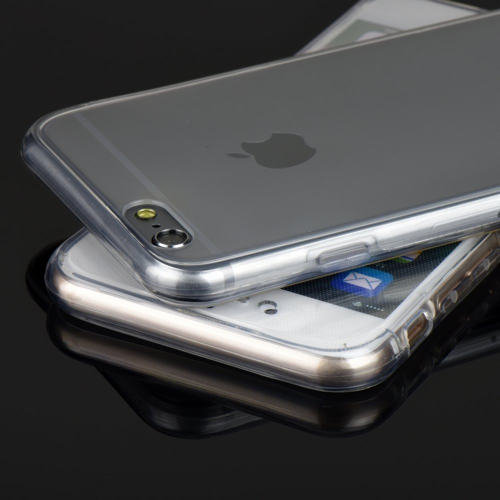 Pokrowiec etui silikonowe Ultra Slim Przd Ty przeroczyste APPLE iPhone 7 / 3