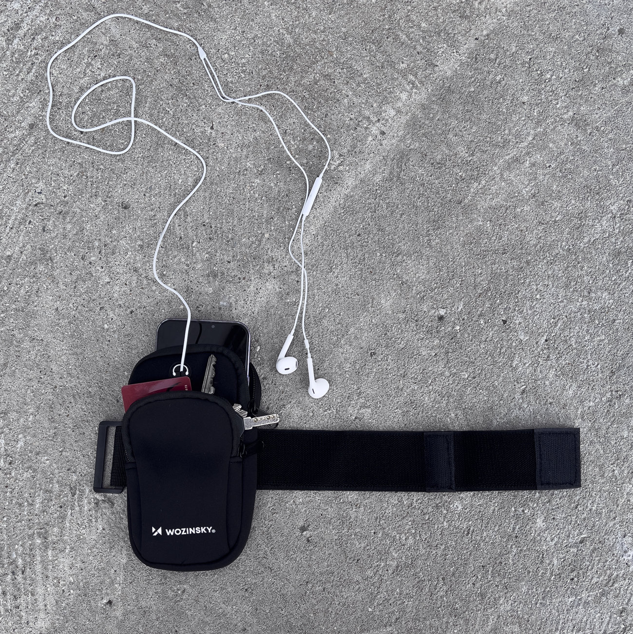 Pokrowiec Wozinsky opaska do biegania WABGR1 rowa Xiaomi Mi 10 Lite 5G / 12