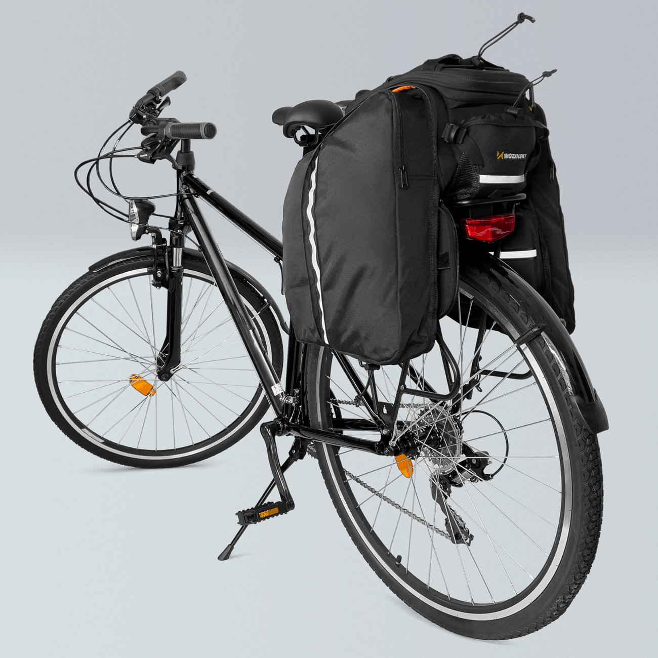 Uchwyt rowerowy Wozinsky torba rowerowa na baganik 35L WBB19BK czarny SAMSUNG Galaxy A53 5G / 11