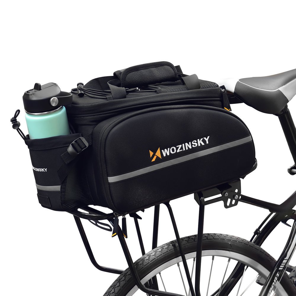 Uchwyt rowerowy Wozinsky torba rowerowa na baganik 35L WBB19BK czarny Xiaomi Mi 9T / 6