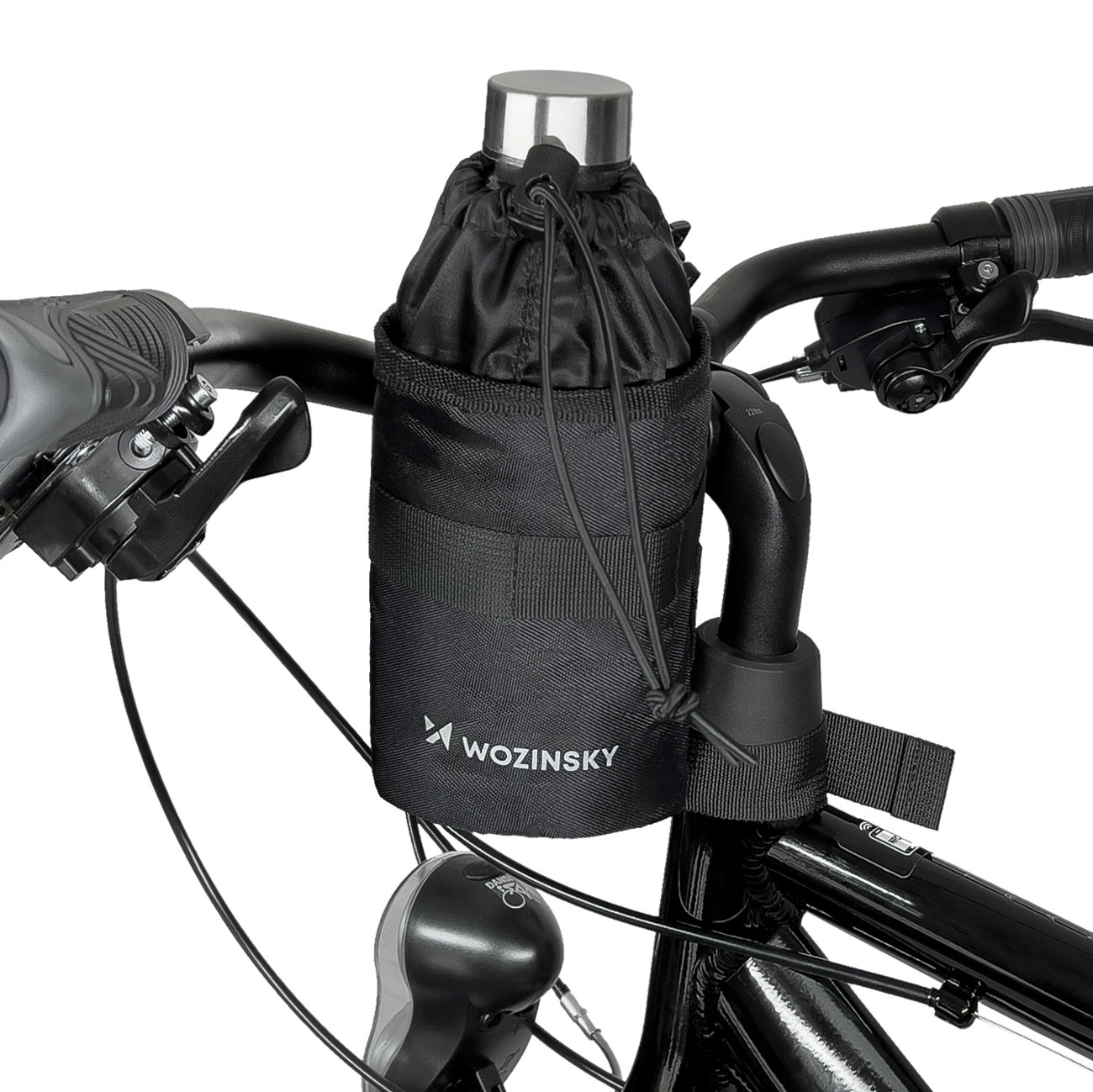 Uchwyt rowerowy Wozinsky termiczna torba rowerowa na bidon WBB35BK czarna SAMSUNG Galaxy A3 (2017)