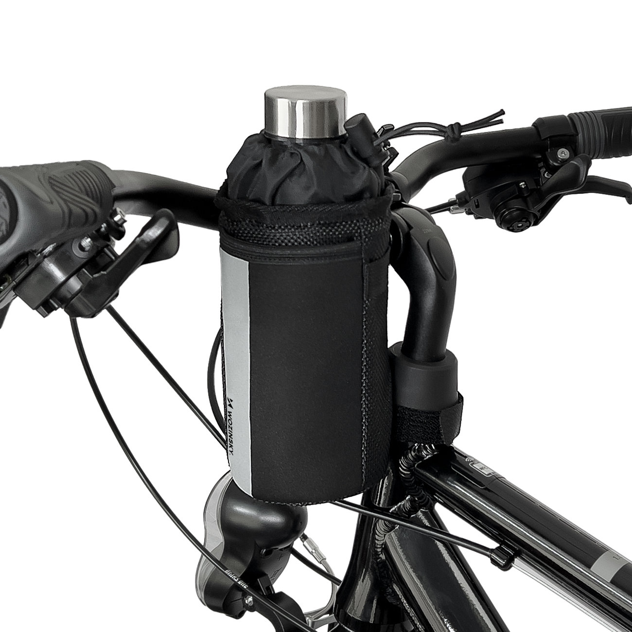 Uchwyt rowerowy Wozinsky WBB29BK termiczna torba rowerowa na bidon / butelk czarna MOTOROLA Moto E30