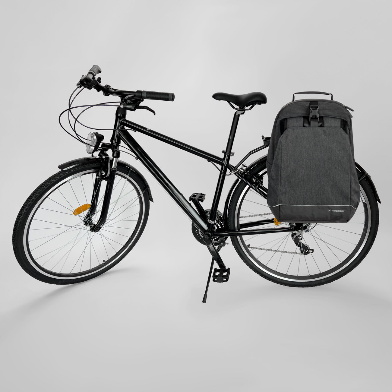Uchwyt rowerowy Wozinsky torba rowerowa na baganik 2w1 40l WBB33BK czarny NOKIA Lumia 610 / 11