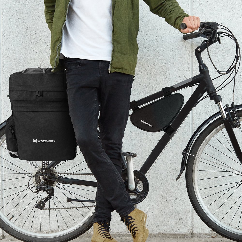 Uchwyt rowerowy Wozinsky torba na ram 1,5 l WBB11BK czarny Microsoft Lumia 950 XL / 6