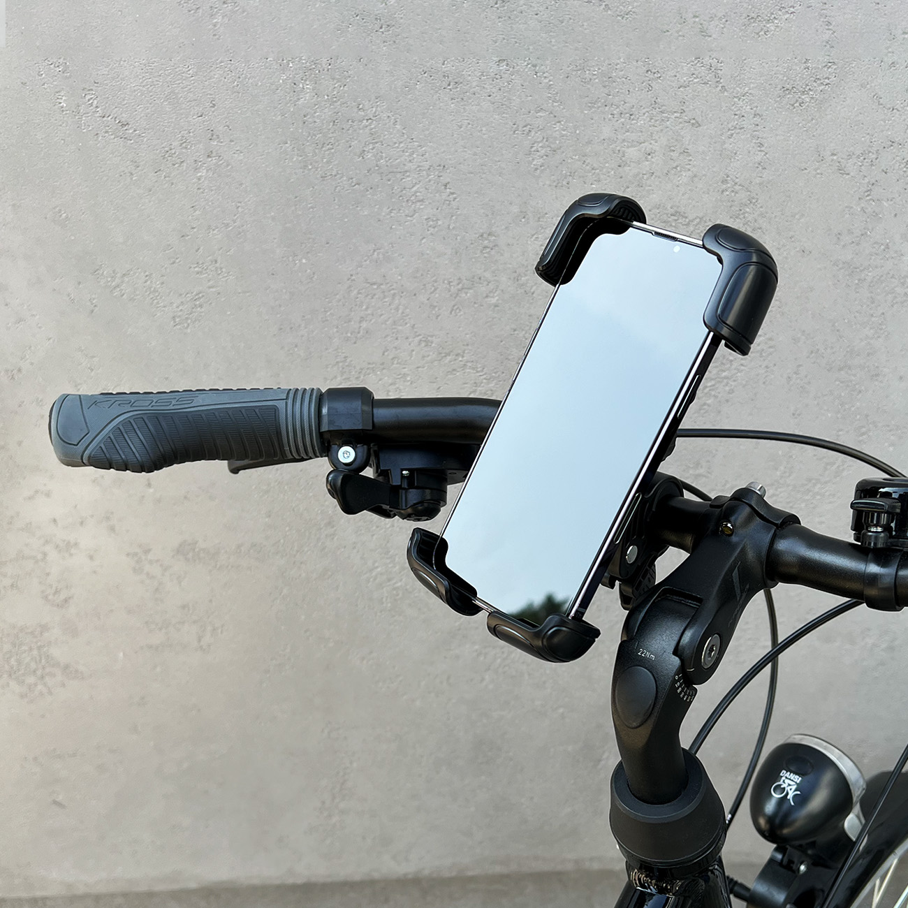 Uchwyt rowerowy Wozinsky na kierownic roweru, motocykla, hulajnogi WBHBK6 czarny ASUS ROG Phone 7 / 4