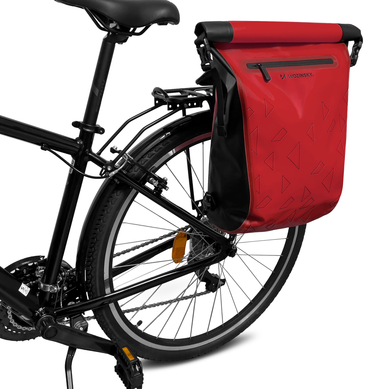 Uchwyt rowerowy Wozinsky wodoszczelny plecak rowerowy 2w1 23l WBB31RE czerwony SAMSUNG Galaxy A41 / 2