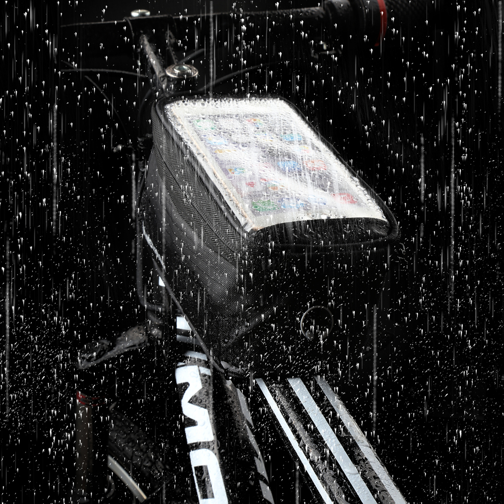Uchwyt rowerowy Torba na ram Wozinsky WBB2BK 6,5 cala czarna Vivo X90 Pro / 4