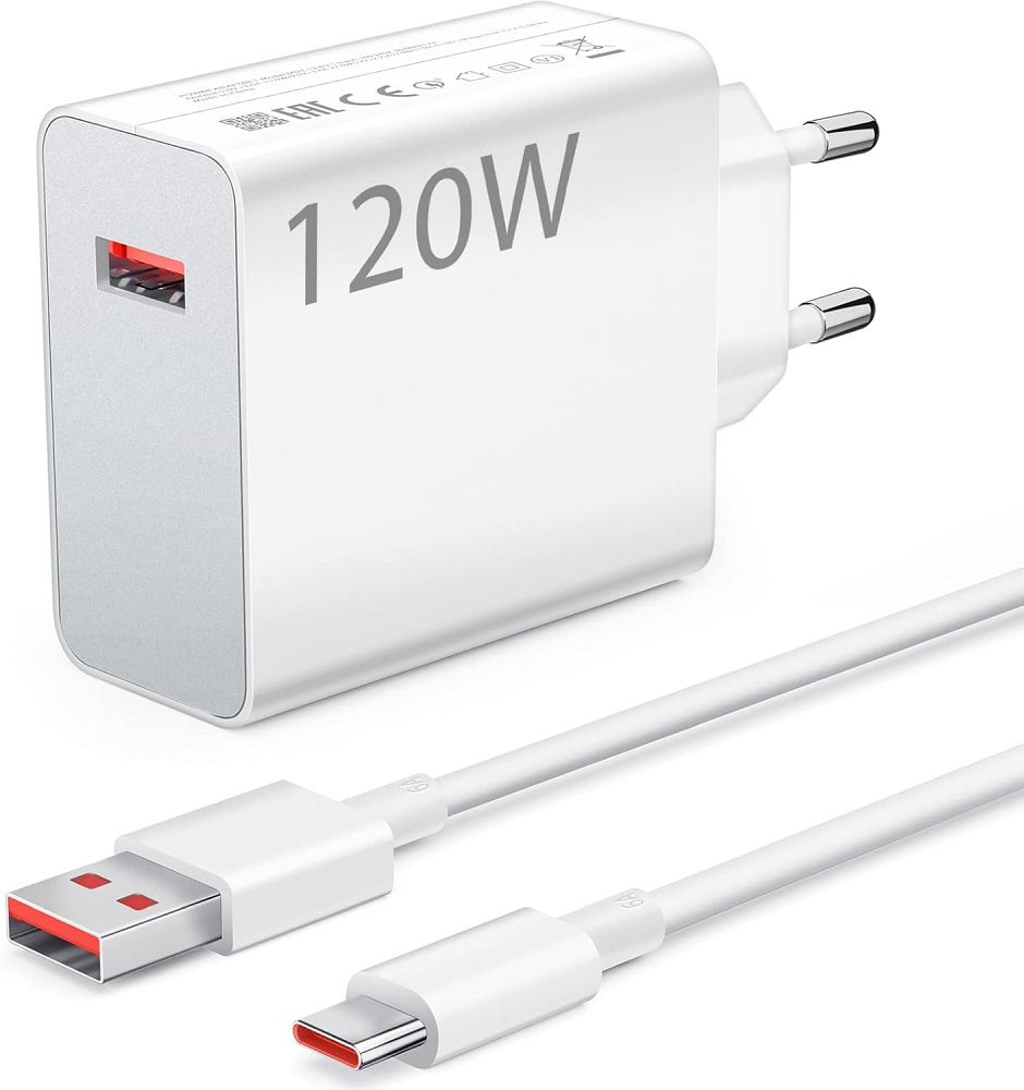 Ładowarka sieciowa oryginalna Xiaomi MDY-14-EE 120W + kabel USB A do Typ C 6A 1m biała Xiaomi Redmi Note 11S Ładowarka sieciowa oryginalna Xiaomi MDY-14-EE 120W + kabel USB A do Typ C 6A 1m biała Xiaomi Redmi Note 11S