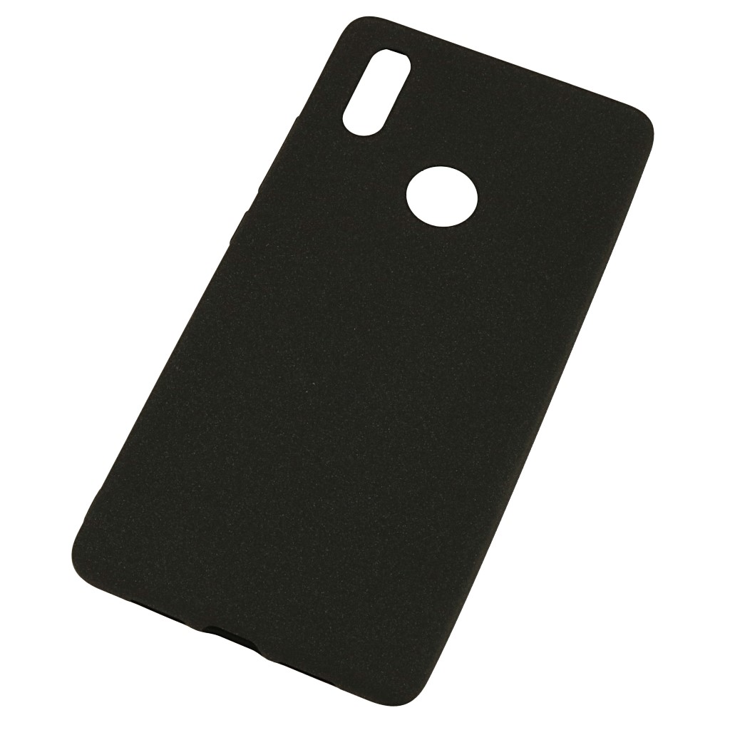 Pokrowiec etui silikonowe Plush Case czarne Xiaomi Mi 8 SE