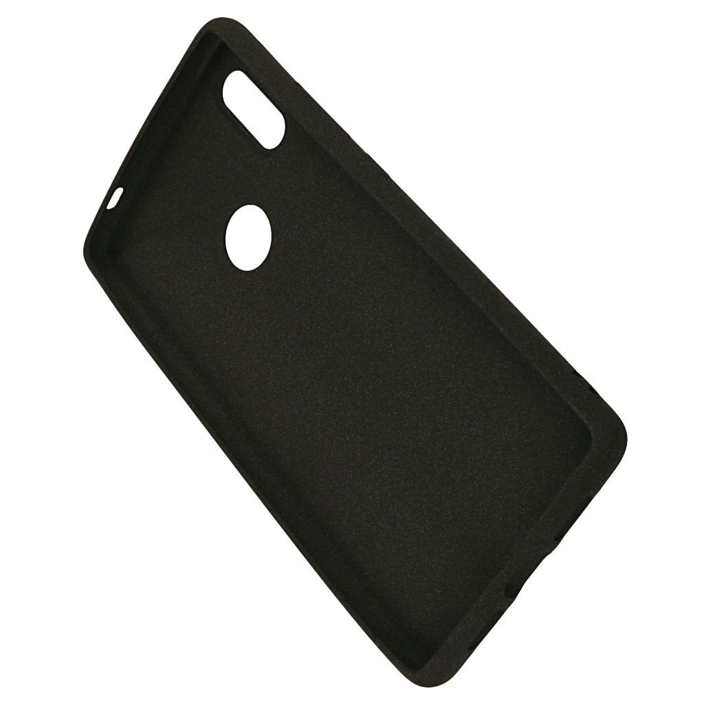 Pokrowiec etui silikonowe Plush Case czarne Xiaomi Mi 8 SE / 3
